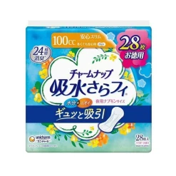 유니참 매력업 흡수 보송 생리대 양이 많아도 안심용 100cc 28장