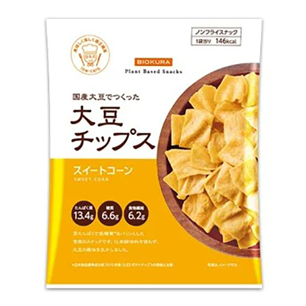 비오쿠라 대두 칩스 스위트 콘 35g
