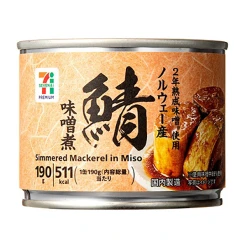 세븐일레븐 노르웨이산 고등어 된장 조림 캔 190g