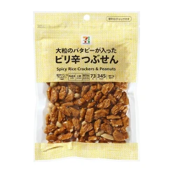 세븐일레븐 땅콩이 들어간 매운맛 츠부센 73g