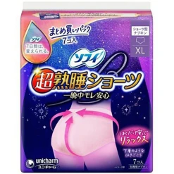 유니참 소피 초숙면 쇼츠 XL 7개입 저녁용