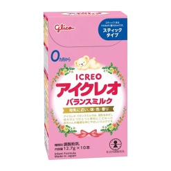 글리코 아이크레오 밸런스 밀크 스틱 타입 12.7g×10개
