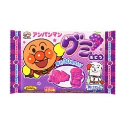 후지야 호빵맨 구미 포도맛 6개입 19g