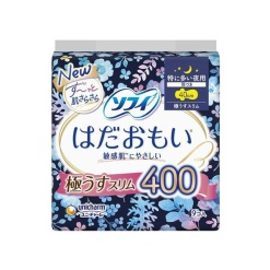 유니참 소피 하다 오모이 극슬림 400 특히 양이 많은 야간용 날개형 40cm 9개입