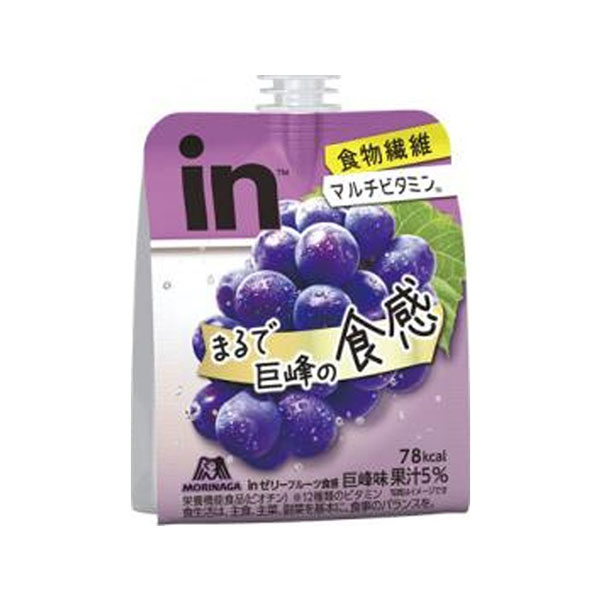 모리나가 in 젤리 과일 식감 거봉맛 150g