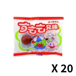 욧쨩식품 자두 형제 1봉(3개입) x 20봉 세트