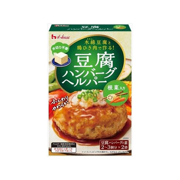 하우스 두부 햄버그 헬퍼 뿌리채소 함유 73g