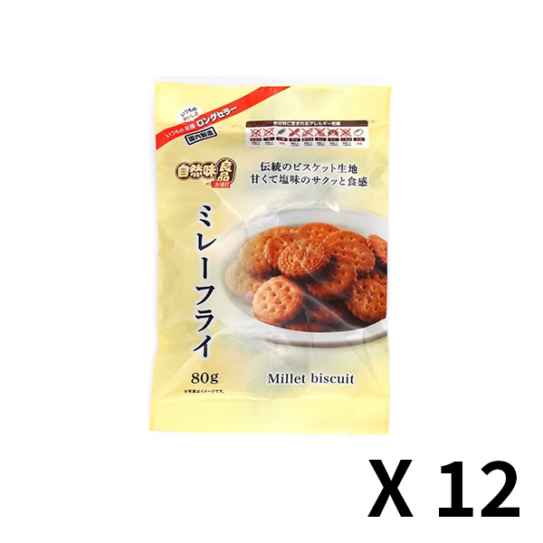 자연맛양품 밀레 프라이 1봉(85g) x 12개 세트