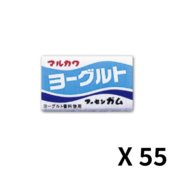 마루카와제과 요구르트맛 풍선껌 1개 x 55개 세트