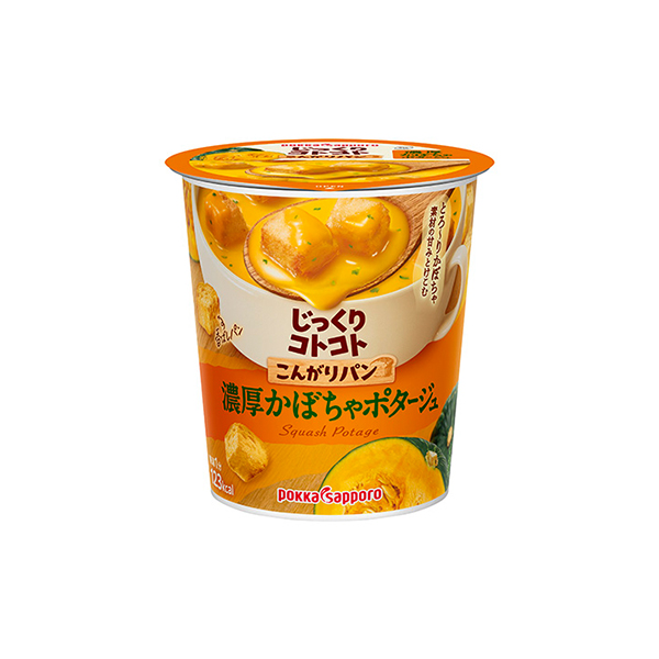 포카삿포로 짓쿠리 코토코토 노릇노릇빵 농후 호박 포타쥬 컵 29.5g