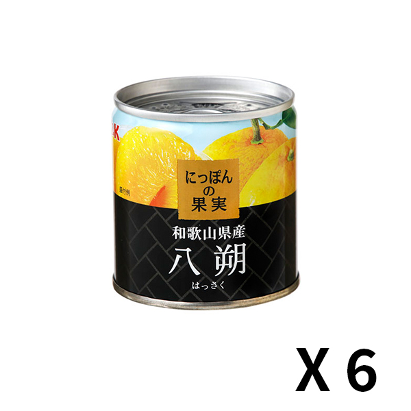 K&K 일본의 과실 와카야마현산 핫사쿠/팔삭 오렌지 190g x 6개 세트