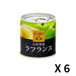 K&K 일본의 과실 야마가타현산 서양배 195g x 6개 세트