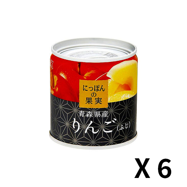 K&K 일본의 과실 아오모리현산 사과 (부사) 195g x 6개 세트