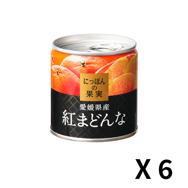 K&K 일본의 과실 에히메현산 황금향/베니마돈나 185g x 6개 세트