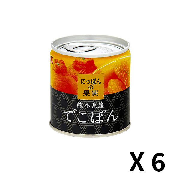 K&K 일본의 과실 쿠마모토현산 한라봉/데코폰 185g x 6개 세트