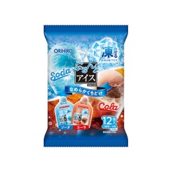 【기간한정】오리히로 탱글탱글 아이스 소다+콜라 12개입 240g