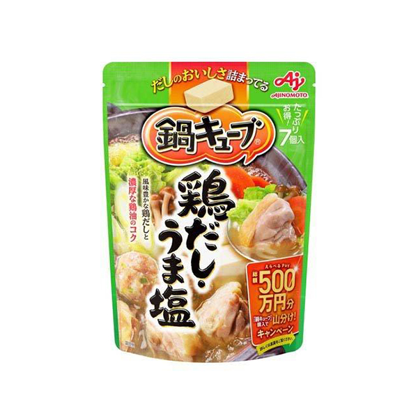 아지노모토 나베 큐브 토리다시 . 우마시오1개(큐브7개입) 51g