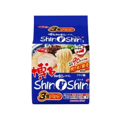 삿포로 이치방 하카타 순정 라멘 ShinShin 감수 톤코츠 라멘 1팩(3봉입) 288g