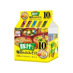 나가타니엔 매일의 된장국 5종 버라이어티 세트(10봉입) 62g