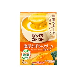 포카삿포로 짓쿠리 코토코토 진한 단호박 크림 포타쥬 1개(3봉입) 63.6g