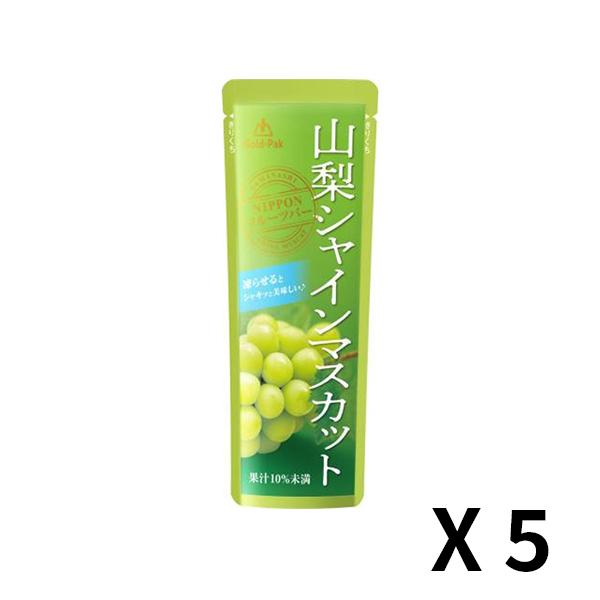 골드팩 야마나시 샤인 머스캣 80g x 5개 세트
