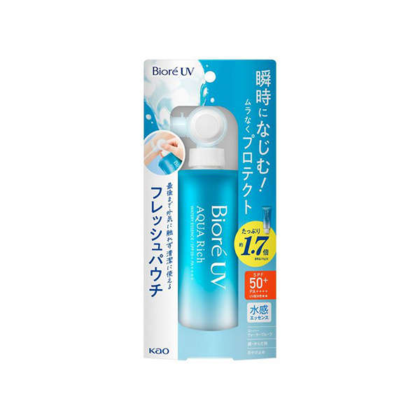 카오 비오레 UV 아쿠아 리치 워터리 에센스 프레시 파우치 120g
