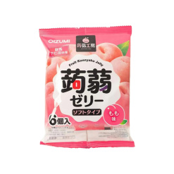 오이즈미 시모니타 곤약공방 곤약젤리 복숭아맛 1봉(6개입) 106g