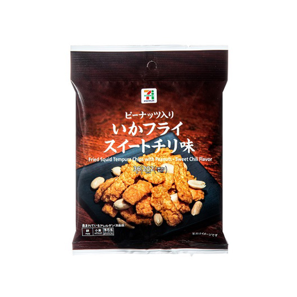 Seveneleven 세븐일레븐 땅콩 오징어 후라이 스위트 칠리맛 36g