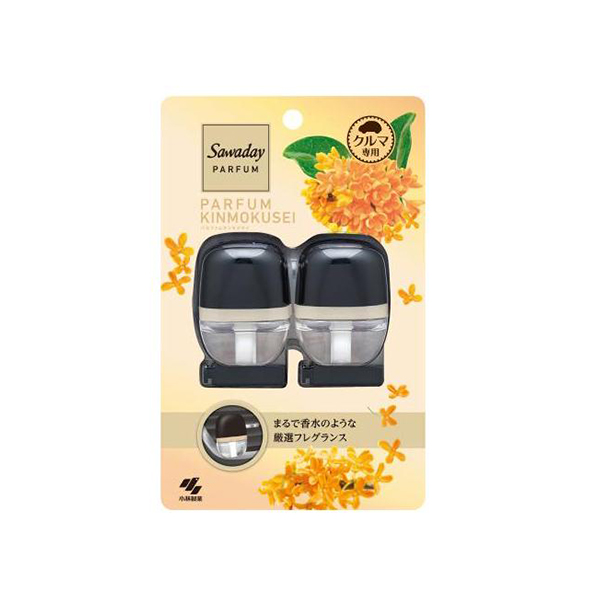 코바야시제약 Sawaday 자동차 전용 클립 팔팜 금목서향 6ml × 2개