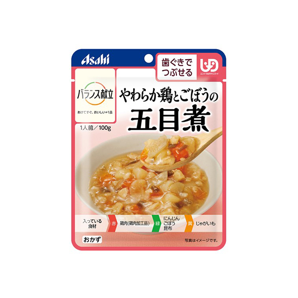 아사히 밸런스 식단 부드러운 닭과 우엉의 고모쿠니 100g