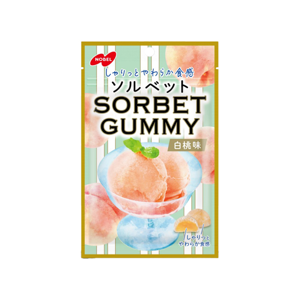 노벨제과 솔벳 구미 백도맛 50g