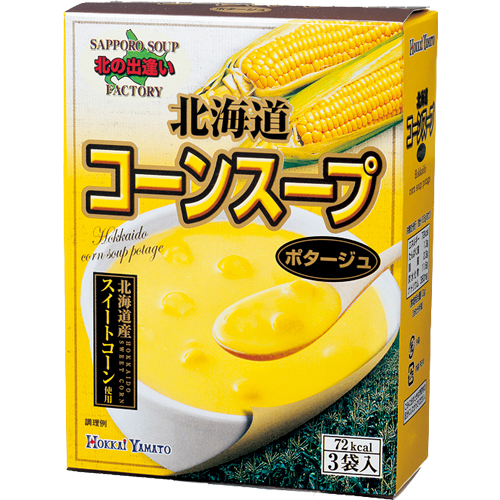 홋카이야마토 콘 스프 1개(3봉입) 49.5g