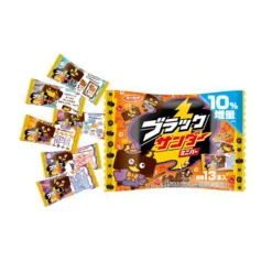 [기간한정] 유라쿠제과 블랙 썬더 미니바 할로윈 13개입 161g