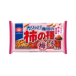 카메다제과 카키노타네 감씨과자 매실 깻잎맛 6봉입 164g