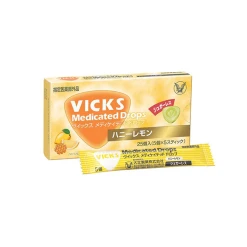 빅스 메디케이티드 드롭 슈가 리스 허니 레몬 25개입