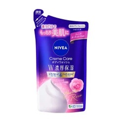 니베아 크림 케어 바디워시 W 진한 보습 로즈 향 리필용 340ml