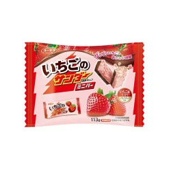유라쿠제과 딸기 썬더 미니바 113g 12개입
