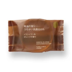 무인양품 정유 촉촉한 세안 비누 일랑일랑&오렌지향 80g