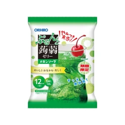 [기간한정] 오리히로 탱글탱글 곤약젤리 메론 소다 6개입 120g