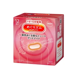 카오 메구리즘 증기로 굿 나이트 목덜미 시트 무향 12장입