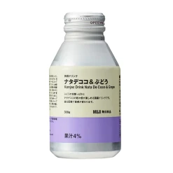 무인양품 곤약 드링크 나타데코코 & 포도 300g