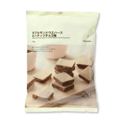 무인양품 더블 샌드 웨하스 피너츠 초코맛 180g